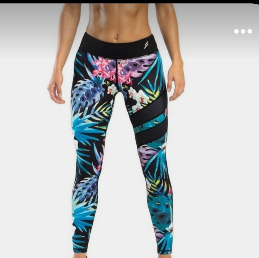 Do You Even Tropical Leggings XS